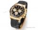 C1 Factory Top Watch - C1 Rolex Daytona Gold 4131 Oysterflex Strap Black-silver Dial Copy Watch (2)_th.jpg